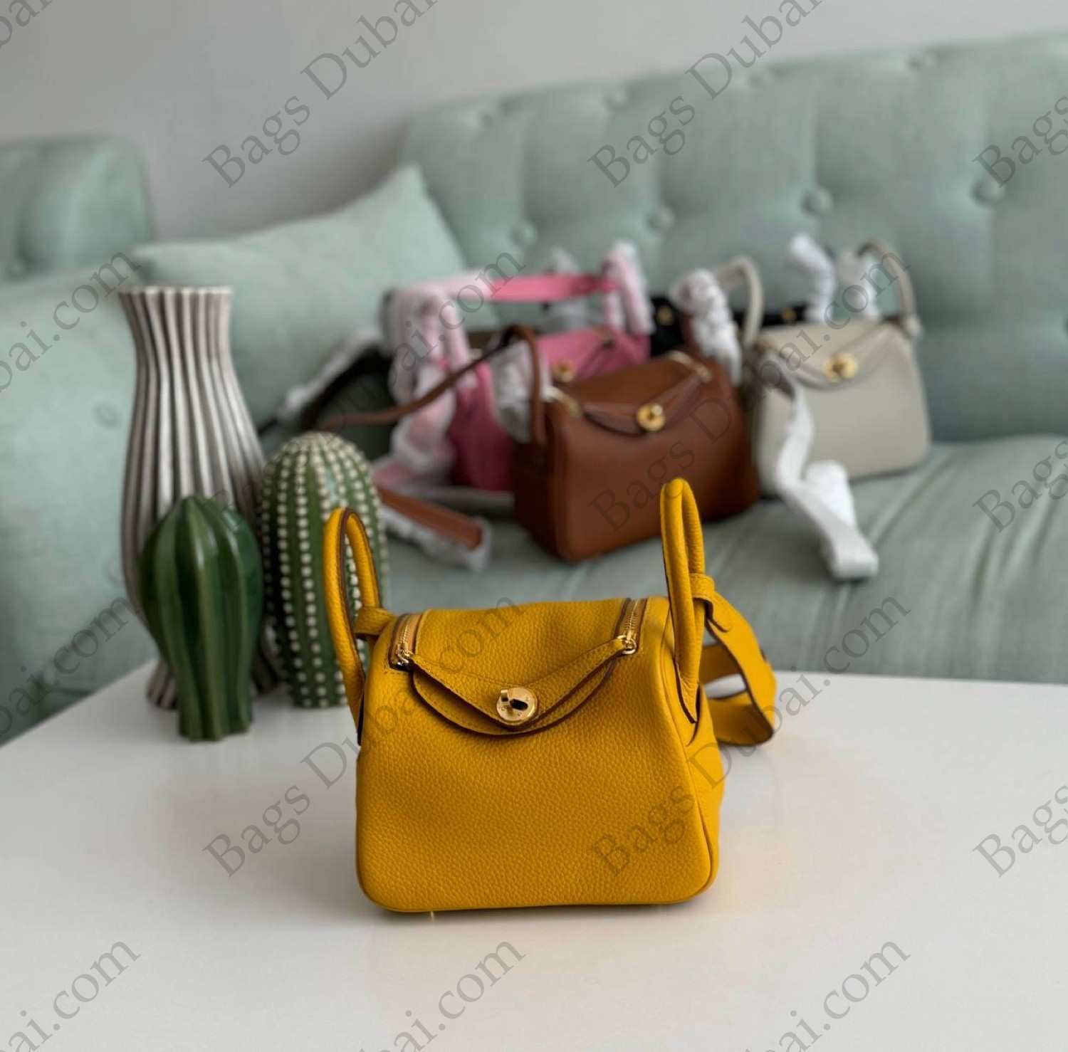 Hermès Mini Lindy Bag yellow