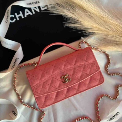 copy chanel 25C backpack pink