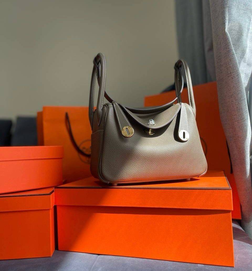Hermès Mini Lindy Bag Grey