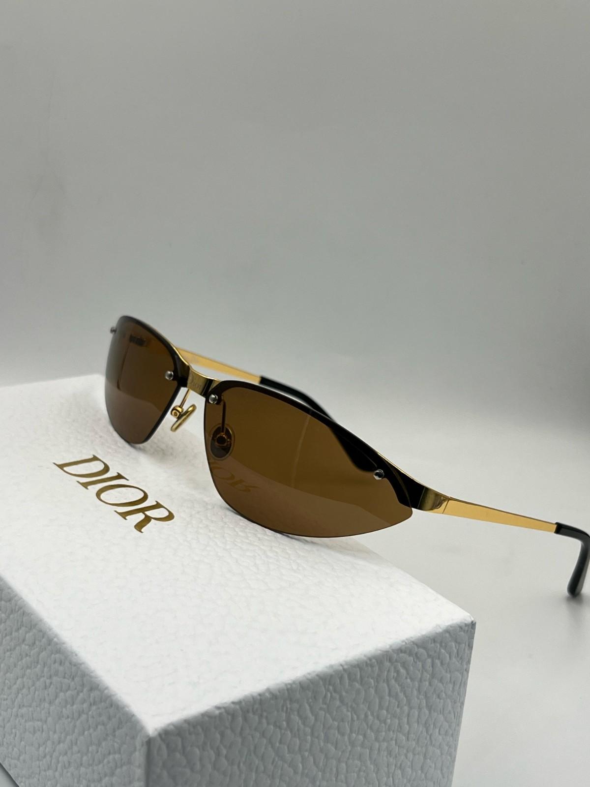 dior vintage faster Y2K sunglasses gray