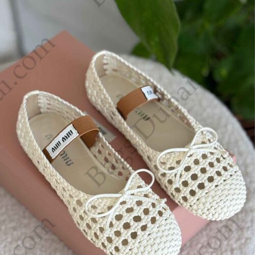 Miu Miu Ballerinas Flats White