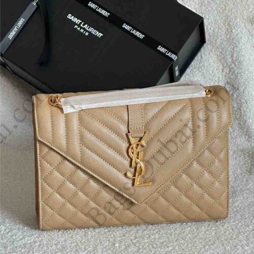 YSL Envelope Bag Beige colour