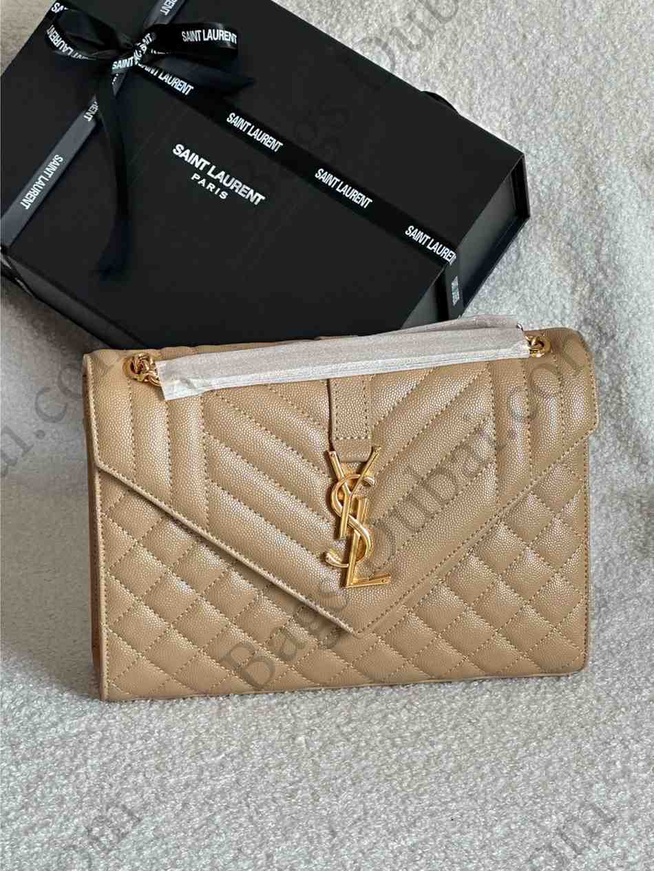 YSL Envelope Bag Beige colour