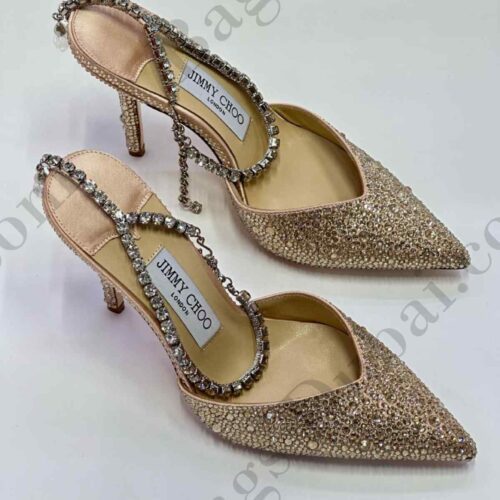 Jimmy Choo Pumps Saeda 100MM Golden