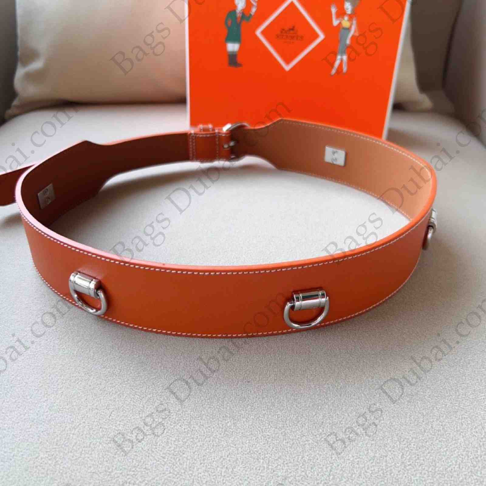 Hermès Heritage Anneaux 45 Belt Brown