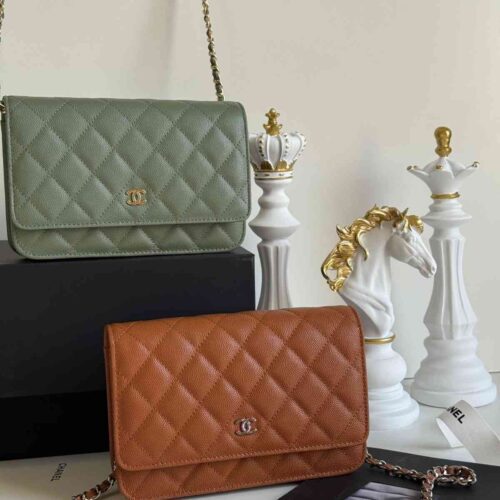 Chanel Caviar Quilted Wallet on Chain WOC