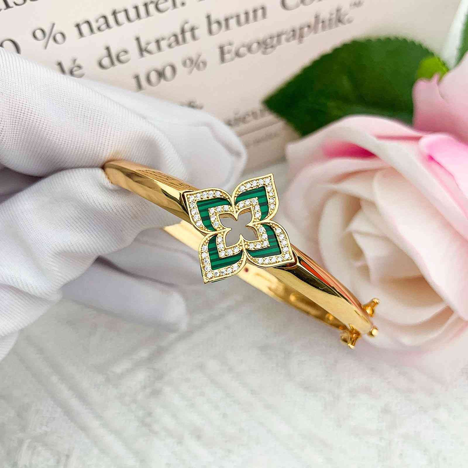 Roberto Coin Venetian Princess Bracelet Green