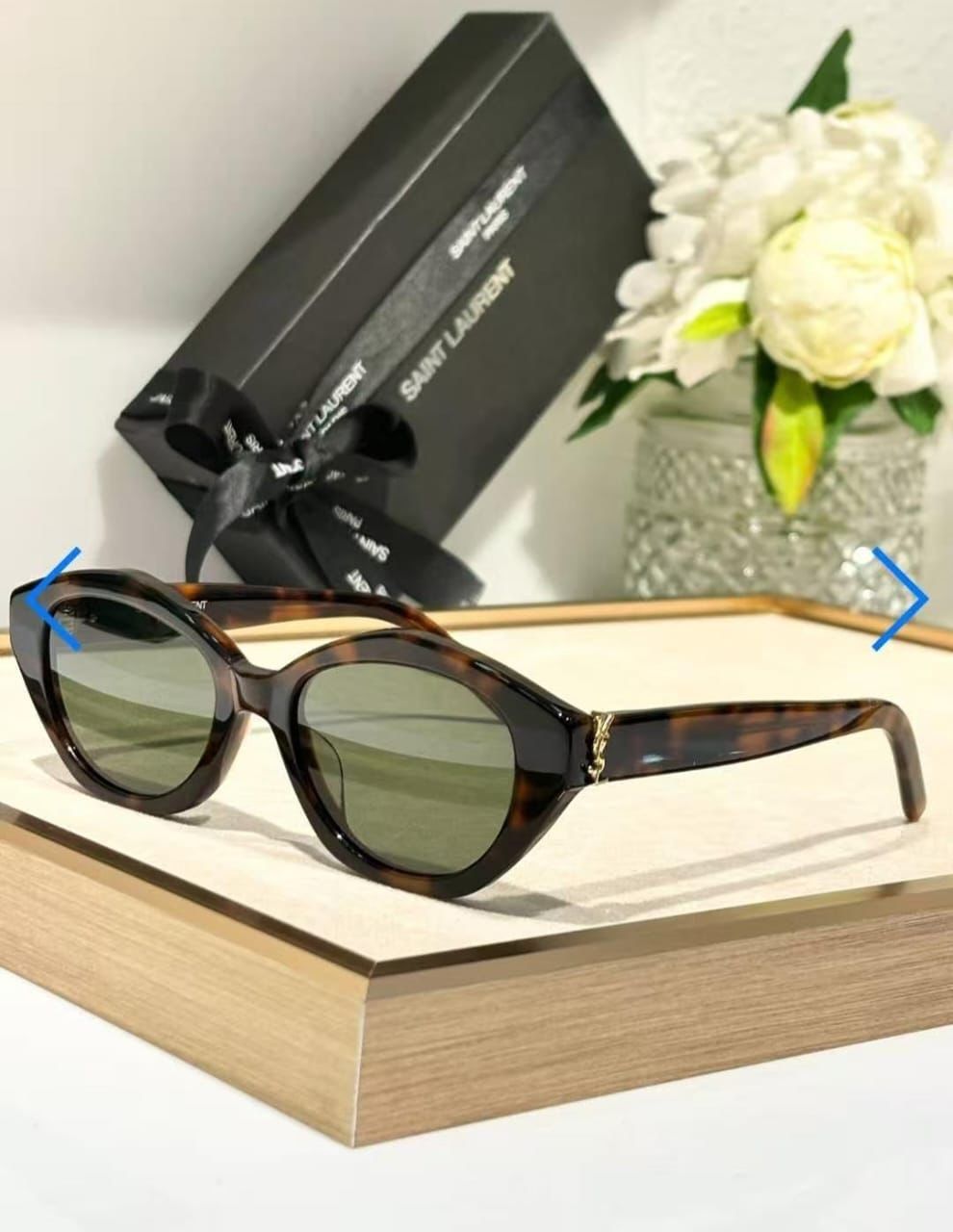 SAINT LAURENT SLM60 Sunglasses Black