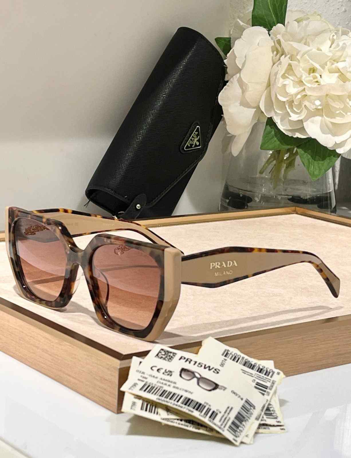 Prada PR15WS Sunglasses tortoiseshell