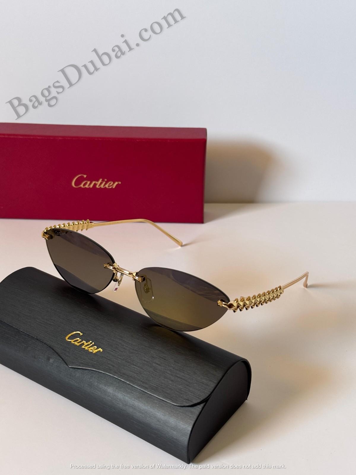 Cartier Sunglasses Clash De Cartier Golden