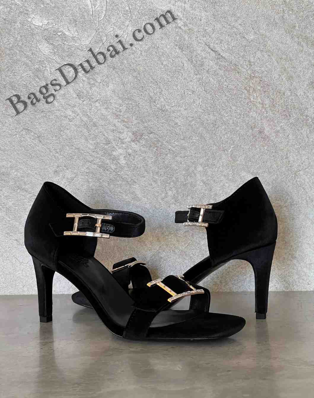 Hermes Heels Judy 105 Sandals Black