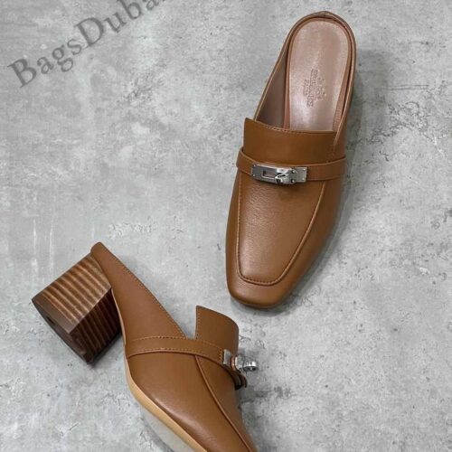 Hermes Mules​ Blossom Brown