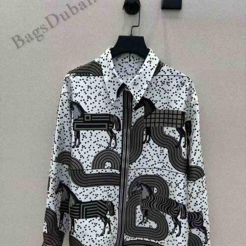 Hermes Shirt Garde-Robe Pop White