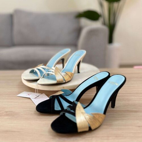 Valentino Garavani FolieFoliage Suede Slide Sandal