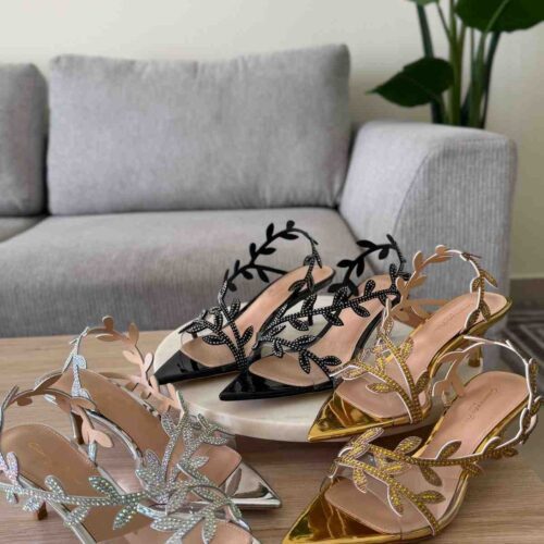 Gianvito Rossi Crystal Flavia Sandals