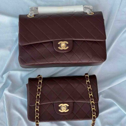 Chanel Timeless Flap Bag Brown