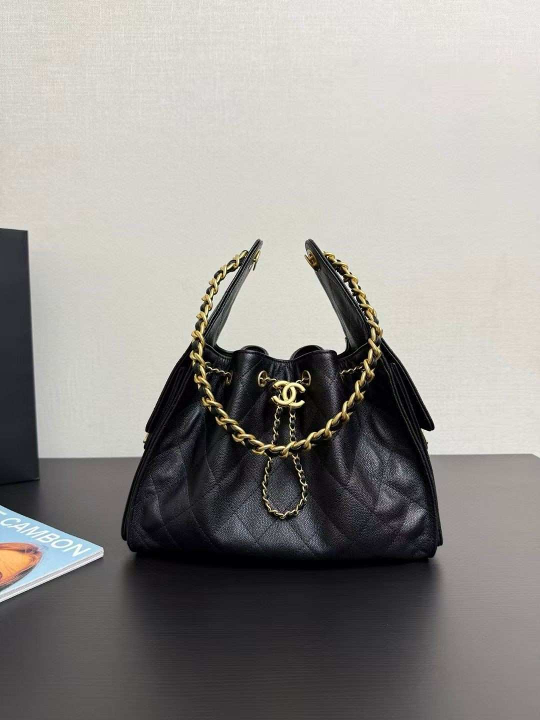 CHANEL 25 Small Handbag Black