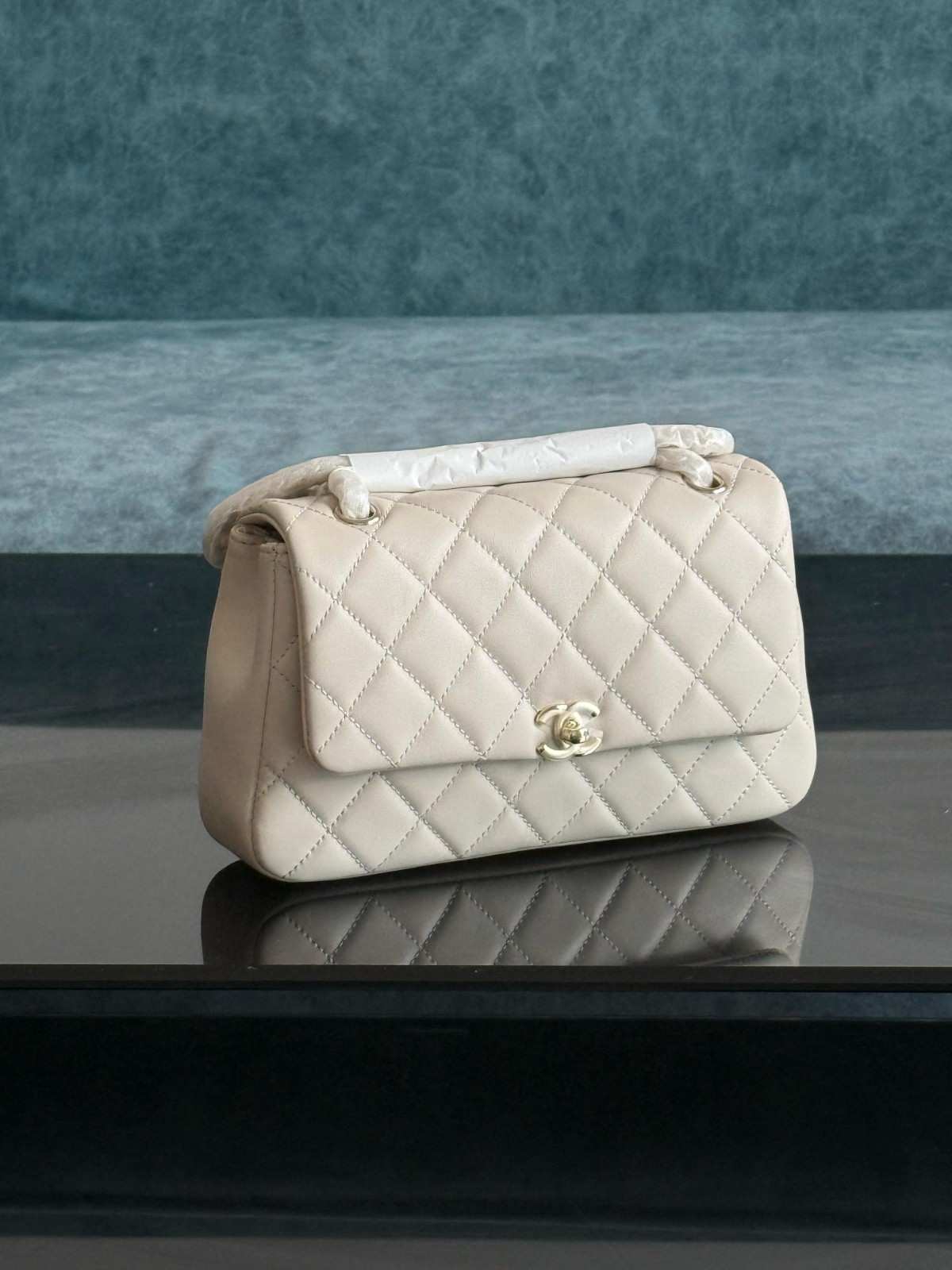 Chanel Coco Handle Bag White