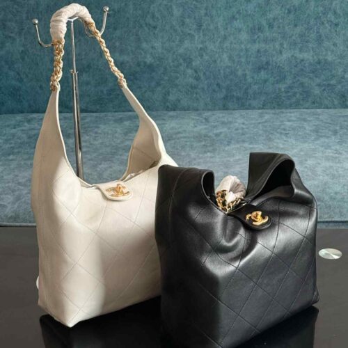 Chanel Hobo Beige Bag