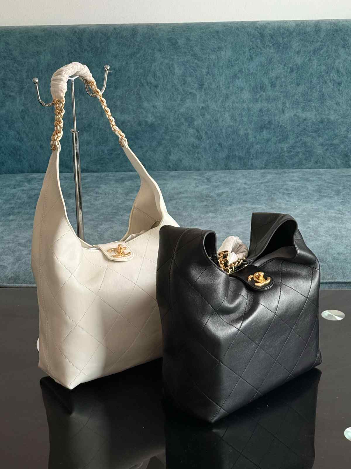 Chanel Hobo Beige Bag