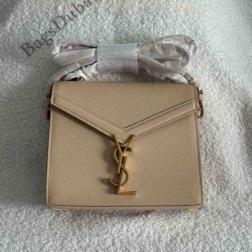 YSL Cassandra Top Handle Bag Brown