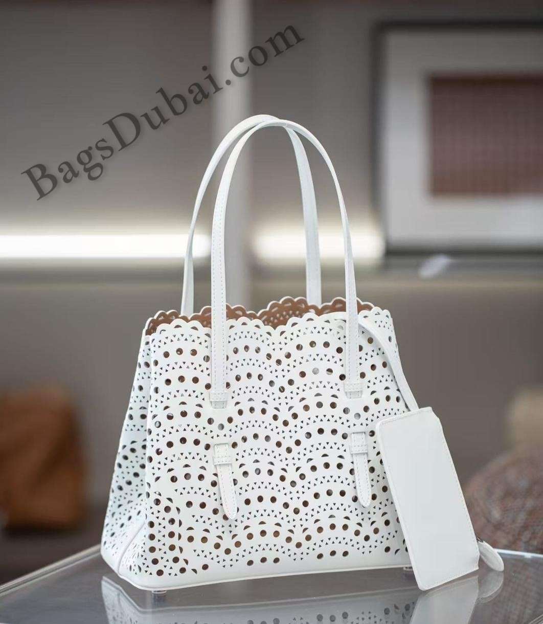 Alaïa Mina 20 Bag White