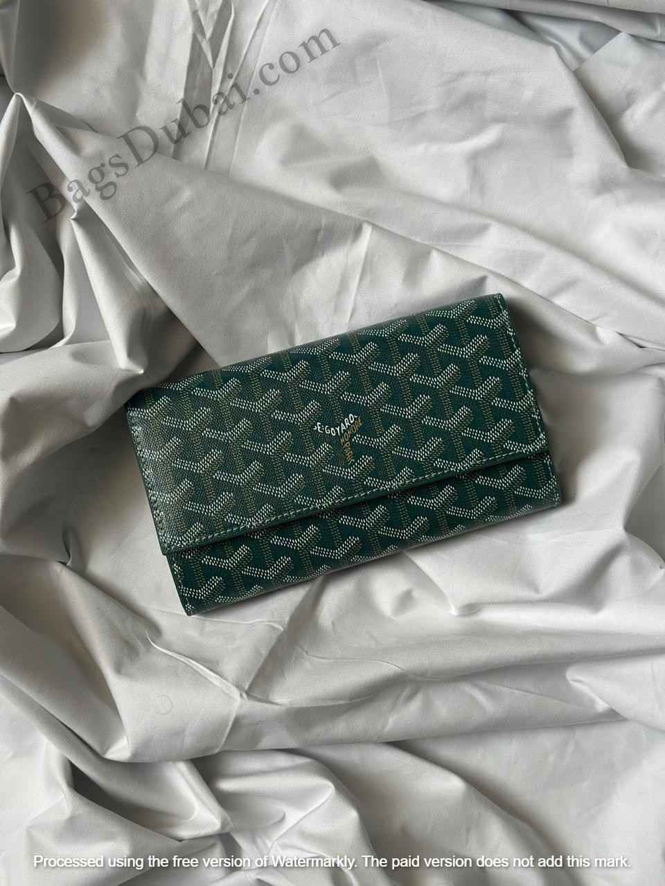 Goyard Wallet Varenne Continental Green