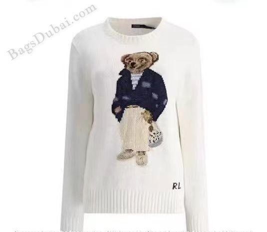Polo Ralph Lauren Bear Sweater White