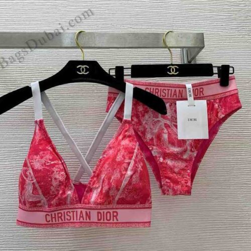 Dior Bikini Swimsuit Pink