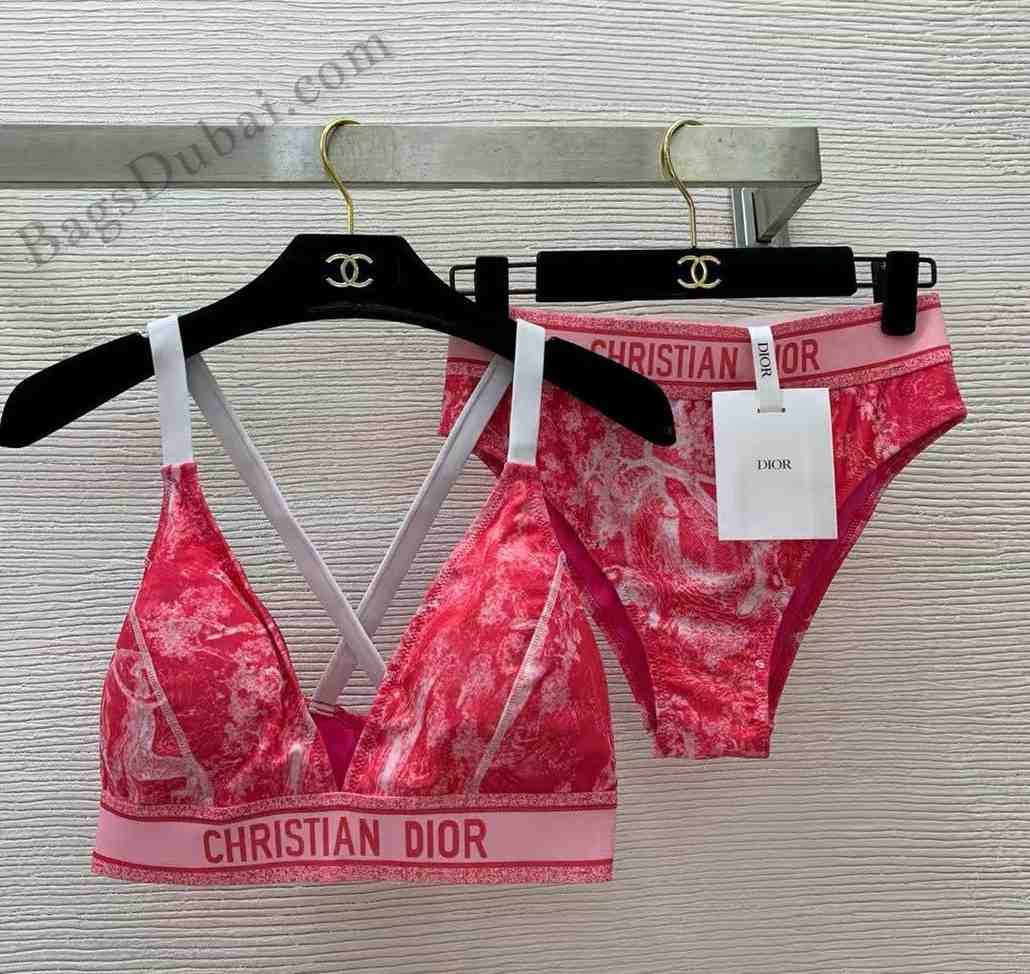 Dior Bikini Swimsuit Pink