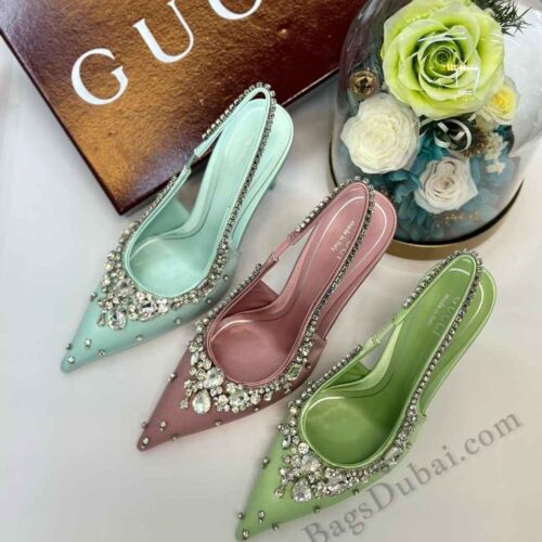 Gucci Pumps Crystals Satin Embellished