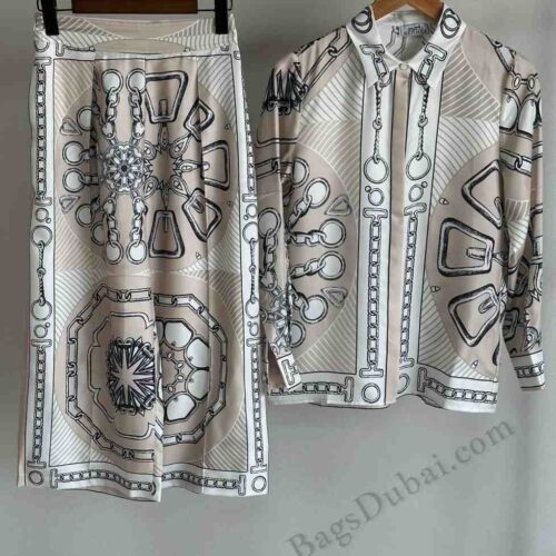 Hermes Shirt & Pants Effet Kaleidoscope Powder pink