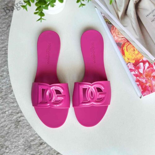 Dolce & Gabbana Sandals Rubber Beachwear Pink