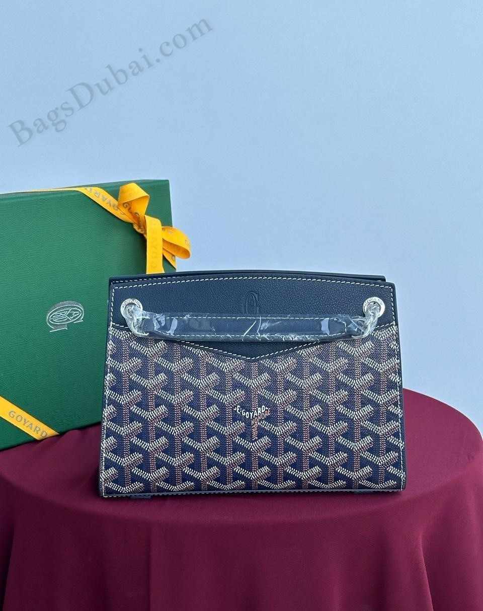 Goyard Bag Rouette Structure Bule