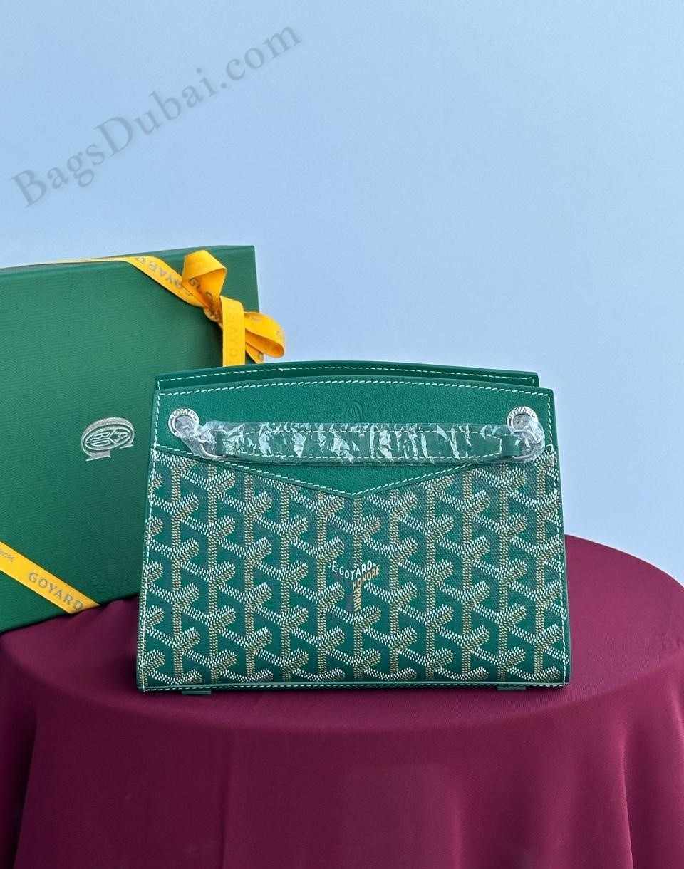 Goyard Bag Rouette Structure Green