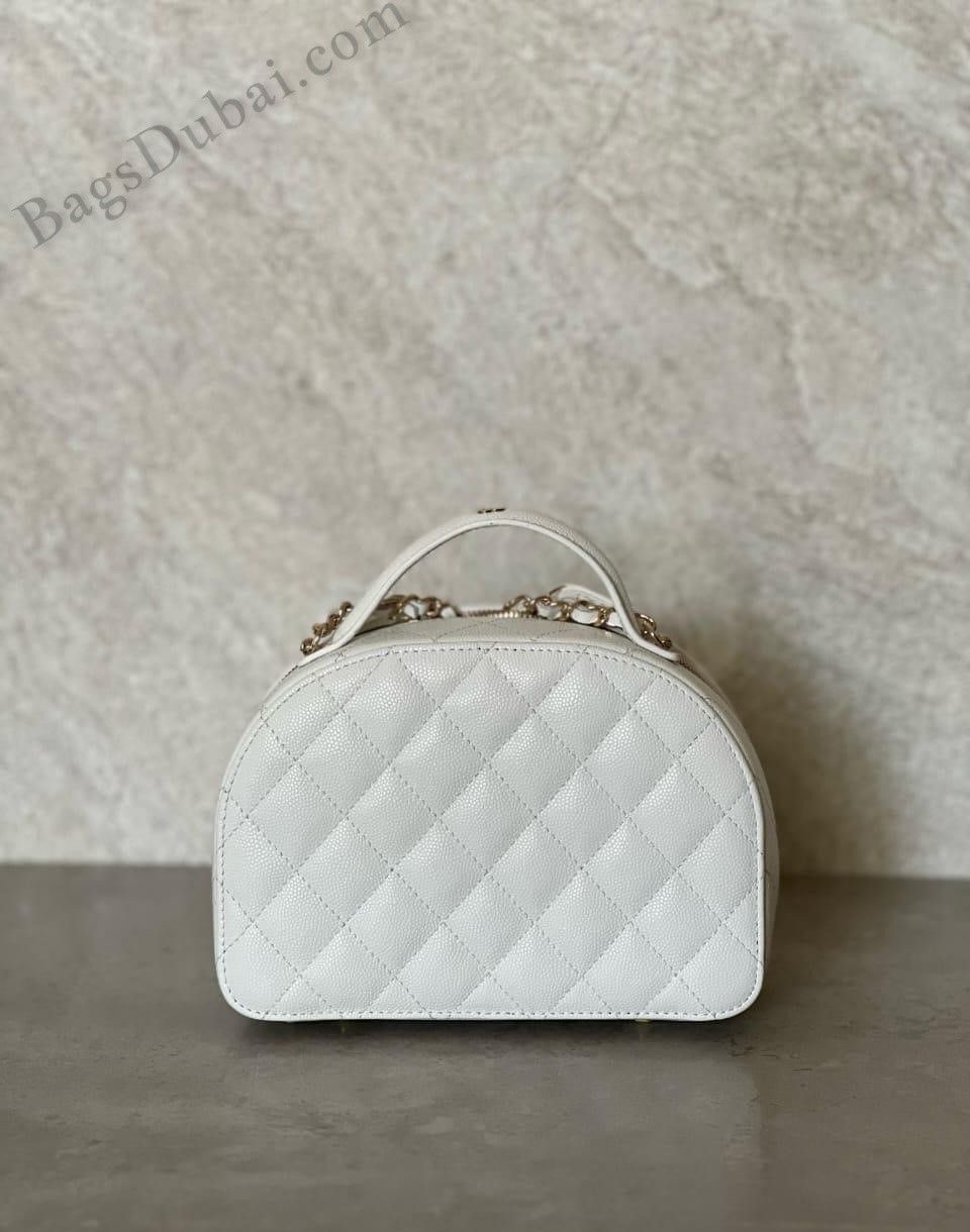 Chanel Vanity Case Chic Riviera White