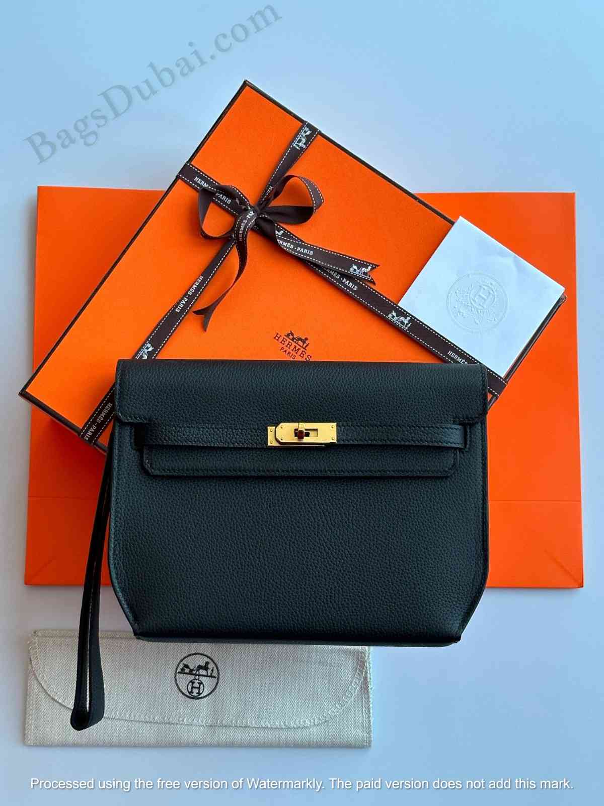 Hermes Kelly Depeches 25 Black
