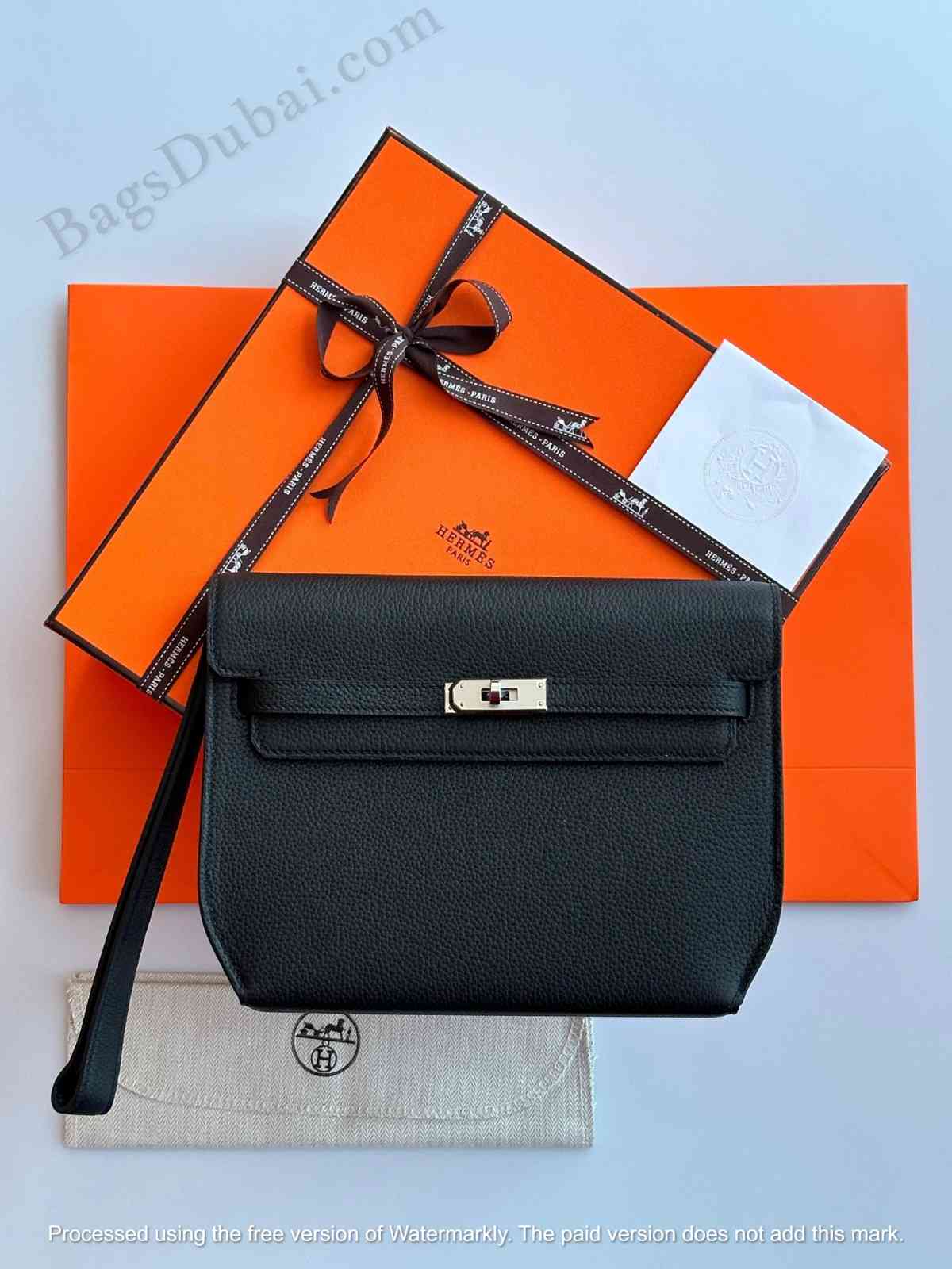 Hermes Kelly Depeches 25 Black