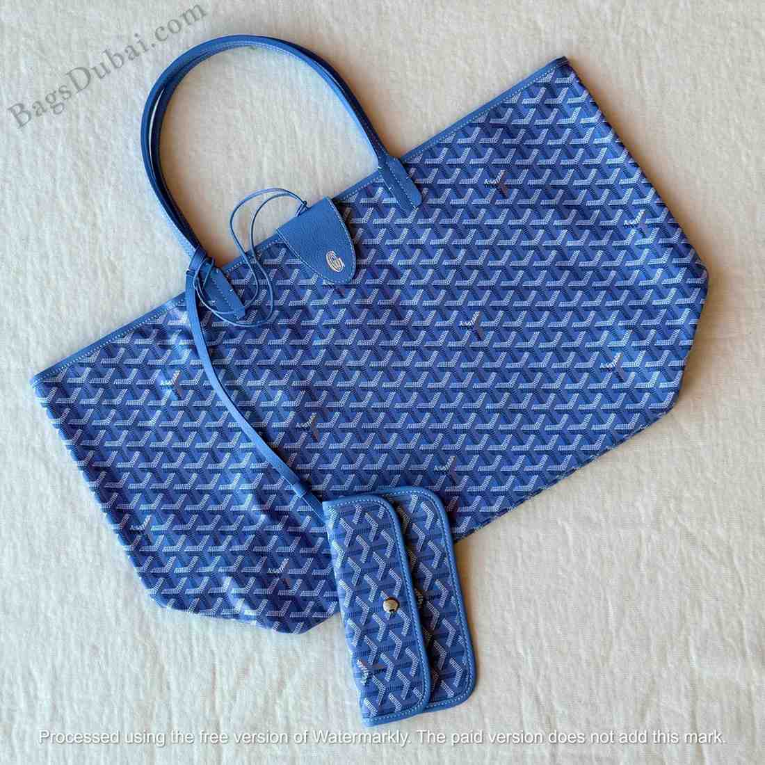 Goyard GM Bag Blue
