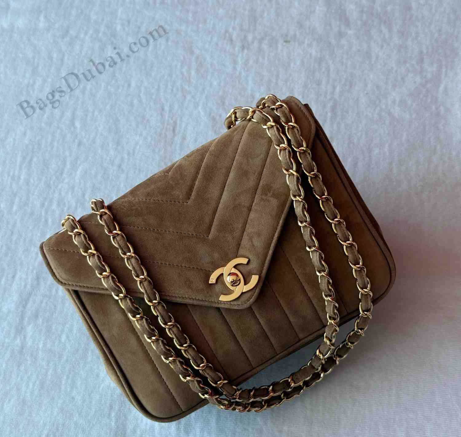Chanel Envelope Flap Bag Beige