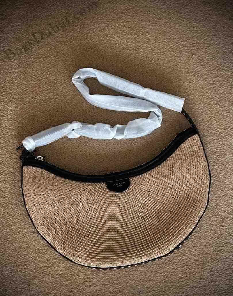 Alaia Bag One Piece Demi Lune Brown