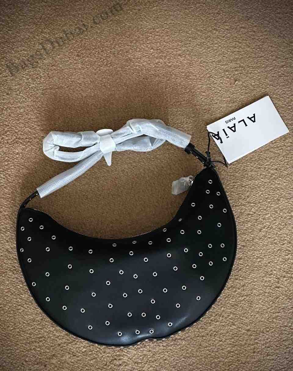 Alaia Bag One Piece Demi Lune Black