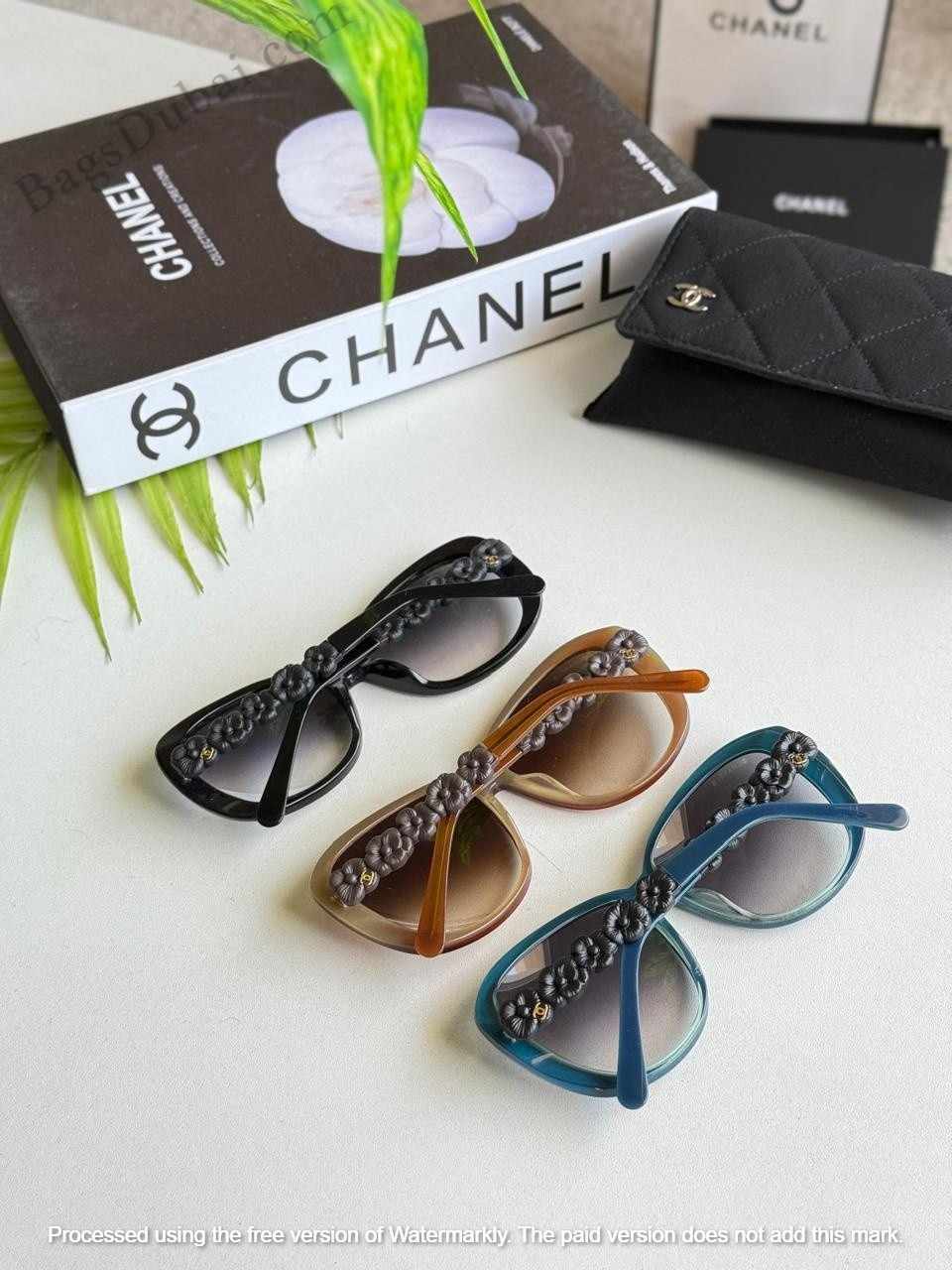 Chanel Camellia Sunglasses