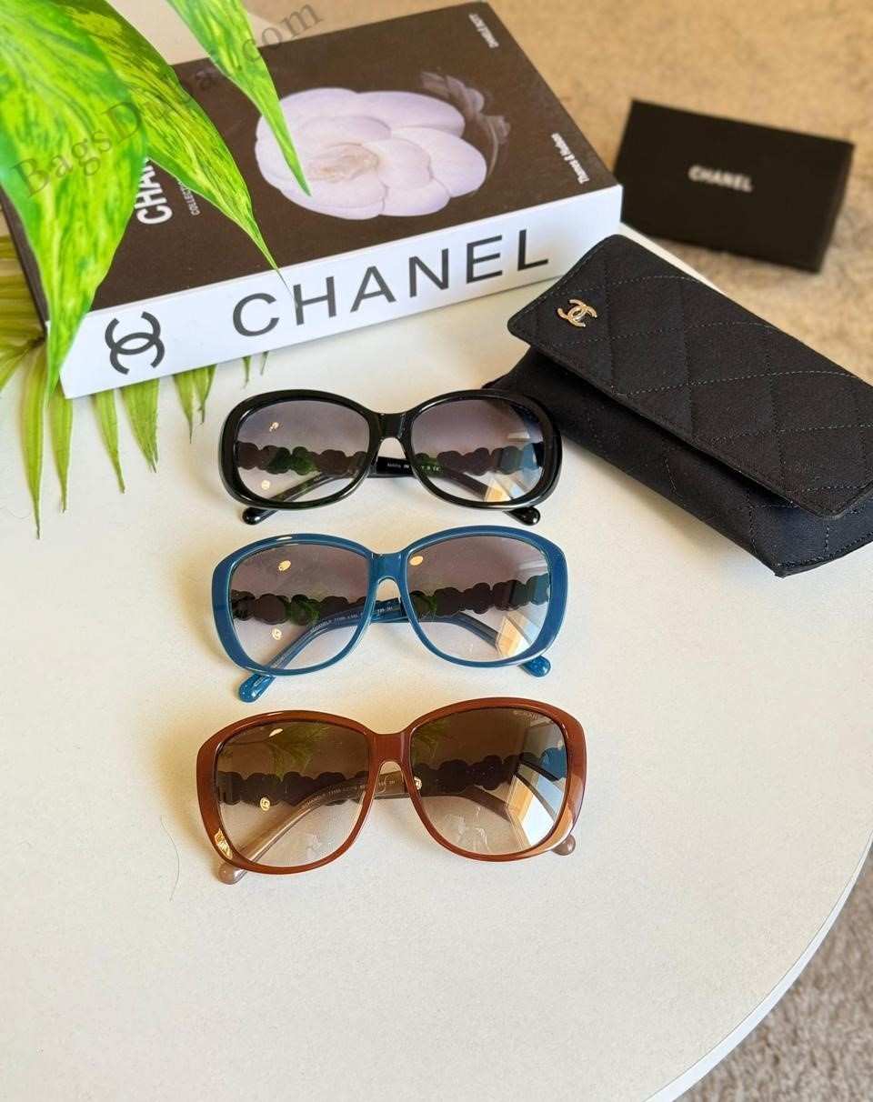 Chanel Camellia Sunglasses