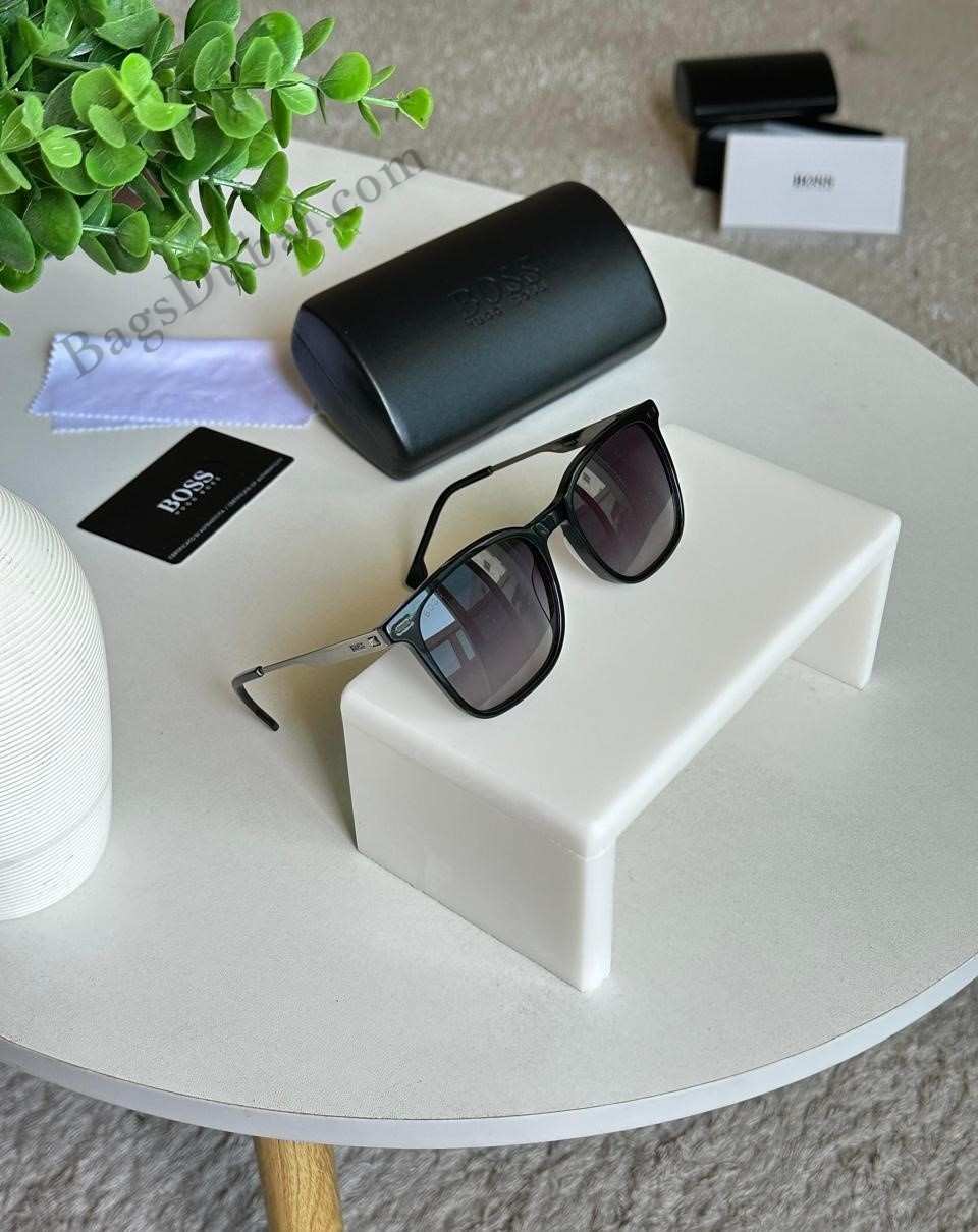 Hugo Boss Sunglasses Acetate Steel Black