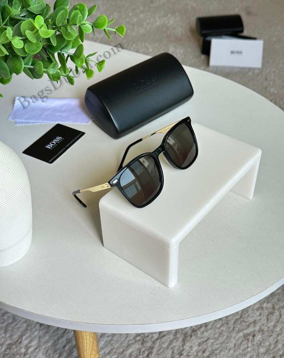 Hugo Boss Sunglasses Acetate Steel Black