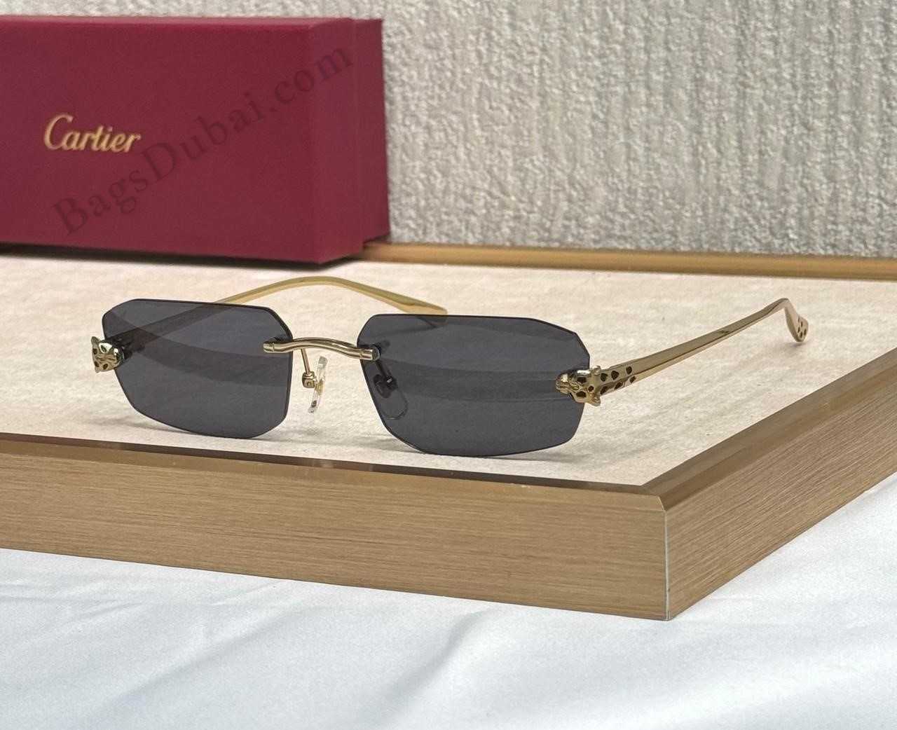 Panthere de Cartier Sunglasses Black