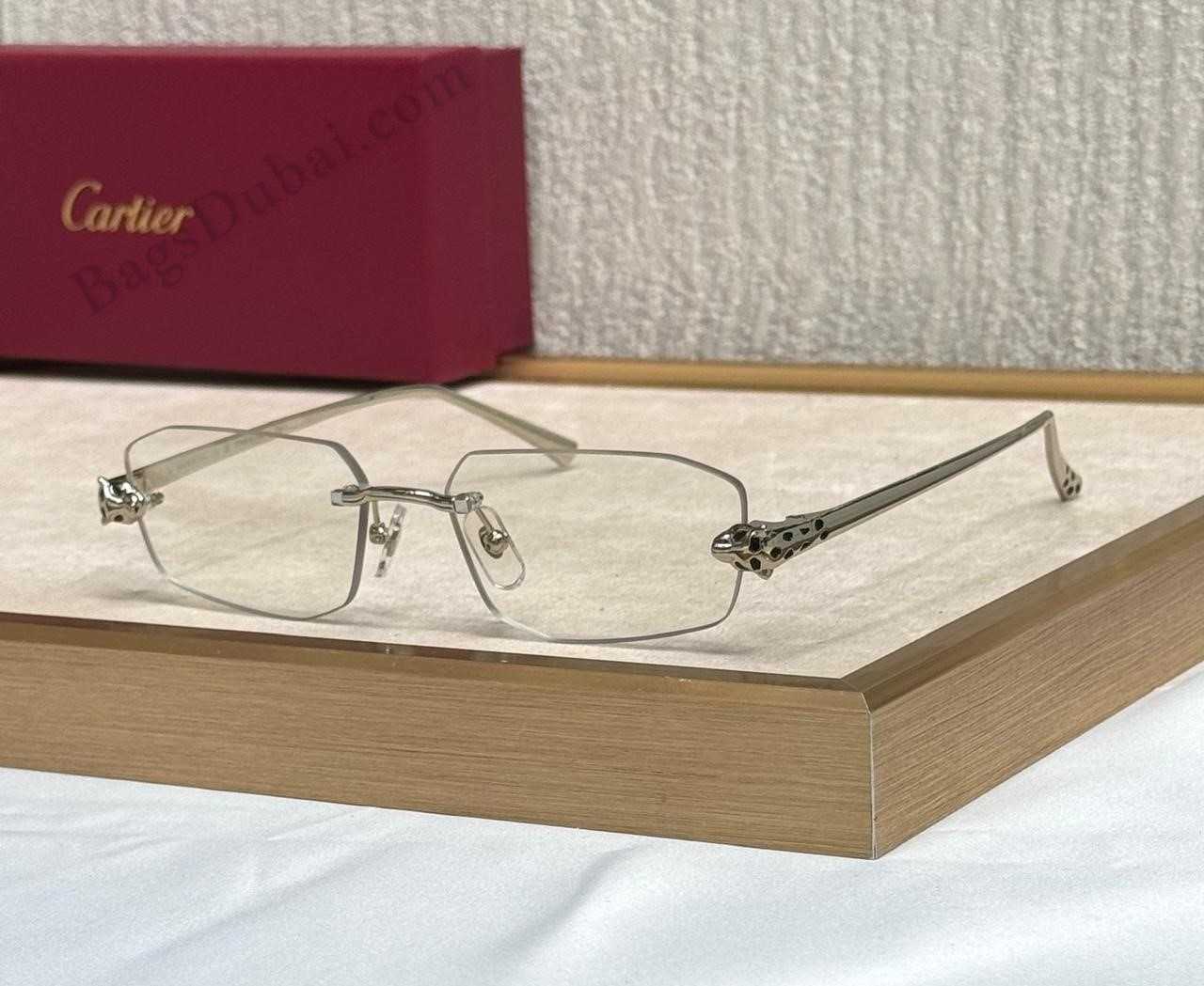 Panthere de Cartier Sunglasses White