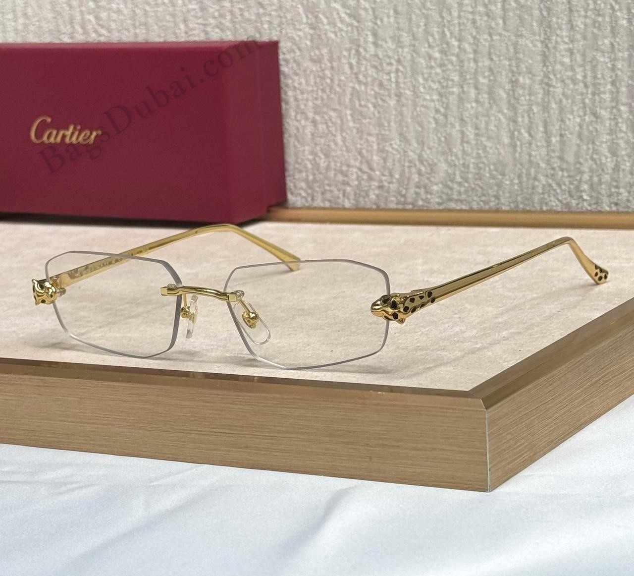 Panthere de Cartier Sunglasses White