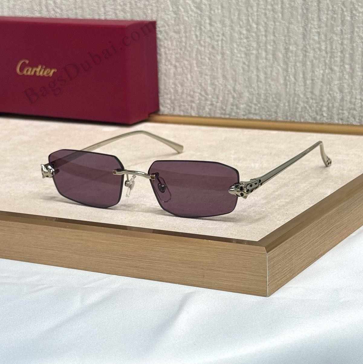 Panthere de Cartier Sunglasses Golden